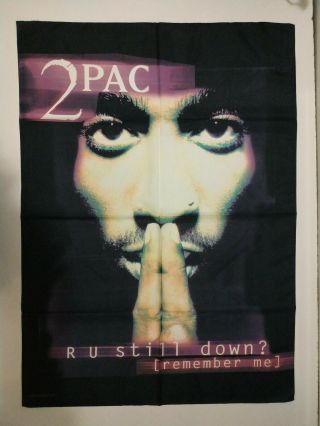 Vintage 2pac 1998 Textile Poster Flag Tupac