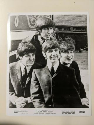 1964 United Artists The Beatles In A Hard Days Night Press Photo 64/261