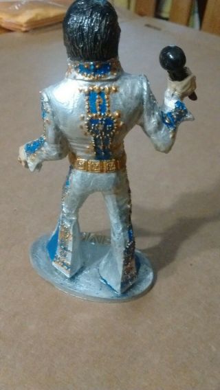 Elvis Presley 1980 pewter statue / figurine - 4 