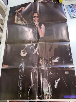 Alice Cooper 1970’s Live On Stage Poster 26x39