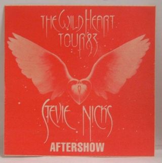 Fleetwood Mac / Stevie Nicks - Tour Cloth Backstage Pass Last One
