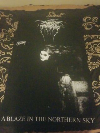 Darkthrone A Blase In The Northern Sky Tapestry Fabric Cloth Poster Flag Banner