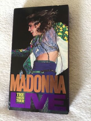 Madonna Card Cover Virgin Tour Video 2