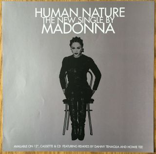 Madonna Human Nature 1994 Uk 12 " Promo In - Store Display Flat