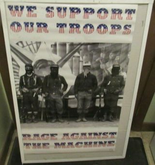 Rage Against The Machine Poster 1996 Rare Vintage Collectible Oop Live