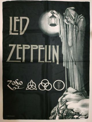Vintage Led Zeppelin 2004 Textile Poster Flag