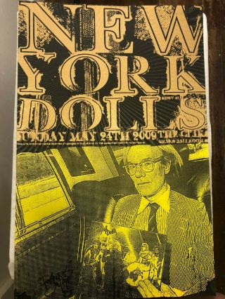 York Dolls Ron Donovan Poster Rare