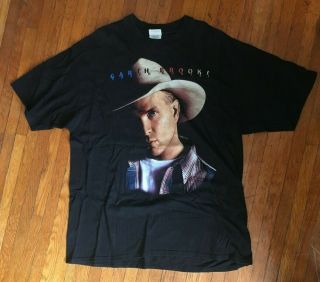 Vintage 90s Garth Brooks Fresh Horses Tour T Shirt Country Tee Concert Large Xl