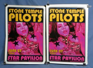 Stone Temple Pilots Concert Posters - One Has Small 1 Inch Tear On Top