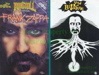 Frank Zappa Viva La Bizarre Variant Rock N Roll Comic 1st Print Flat Nm