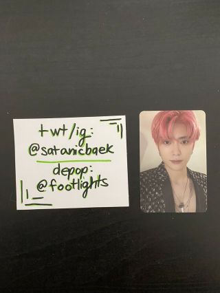 Nct 2020 Jaehyun Nct 127 Resonance Pt.  1 Official Photocard (past Version)