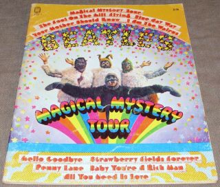 The Beatles: Magical Mystery Tour; Vintage 1967 Sheet Music Songbook