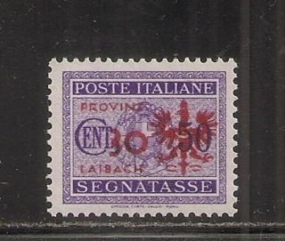 1944 Germany / Italy Occupation Of Slovenia Sa 5a Mnh $4100.  00