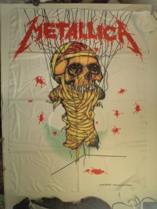 Vintage Metallica 2000 Textile Poster Flag Banner One