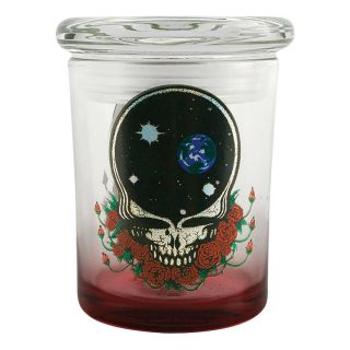 Grateful Dead Gd Space Your Face 1/8 Oz.  Glass Stash Jar