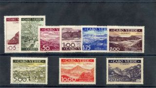 Cape Verde Sc 257 - 65 (sg 321 - 9) F - Vf Nh 1948 Views Set,  Scarce Set,  $550
