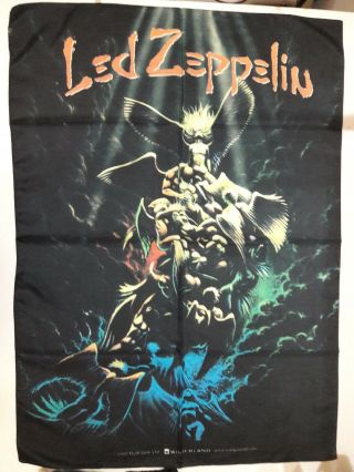 Vintage Led Zeppelin 2000 Textile Poster Flag