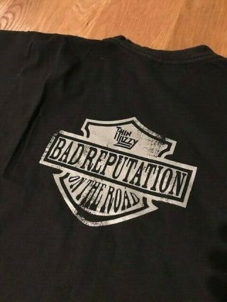 Thin Lizzy Bad Reputation t shirt black L As 3