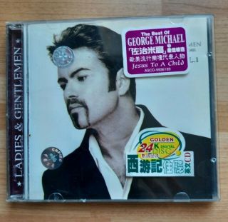 Rare George Michael Ladies & Gentlemen Vol.  1 24k Sony Music Asia 1998 Stickers