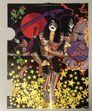 Ace Frehley Of Kiss Solo Vinyl Record Poster Spaceman
