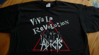 THE ADICTS Viva T - Shirt,  Black Size Med.  Punk,  Oi,  The Damned,  UK SUBS,  Exploited 2