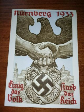 Открытки Рейх,  Reichsparteitag Nurnberg 1933
