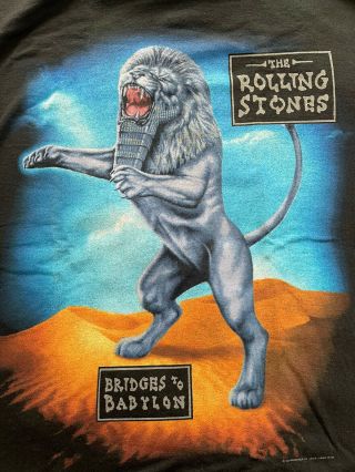 Rolling Stones Concert T - shirt: Bridges To Babylon Tour Hard Rock Hotel 3