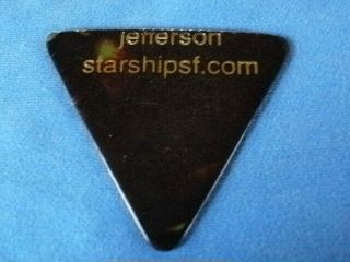 Jefferson Starship Paul Kantner Sig.  Guitar Pick Tor.  Shell Gold Print 1998 tour 2