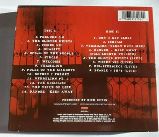 Slipknot - Vol.  3: The Subliminal Verses SPECIAL ED - STICKERED PROMO CD not LP 3