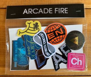 Arcade Fire Everything Now Tour Sticker Pack
