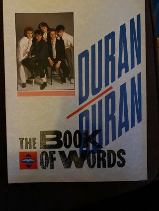 Duran Duran The Book Of Words 1984 By Omnibus Press Book