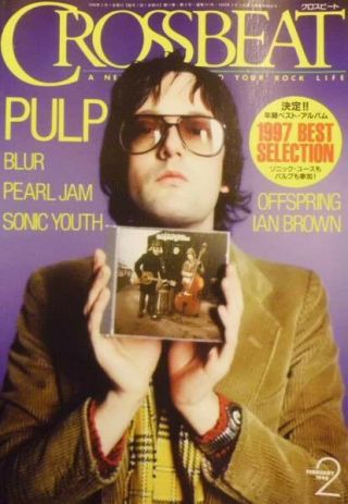 Crossbeat Japan Feb/1998 Pulp Blur Pearl Jam Sonic Youth Offspring Ian Brown