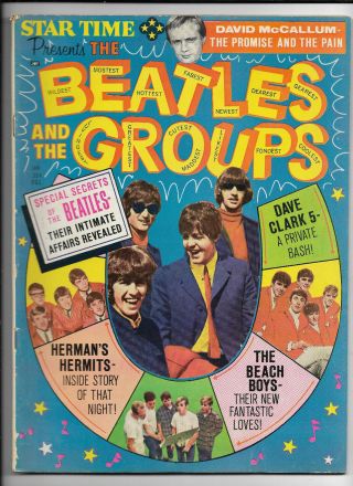 Jan 1966 Star Time Presents The Beatles And The Groups Beach Boys Rolling Stones