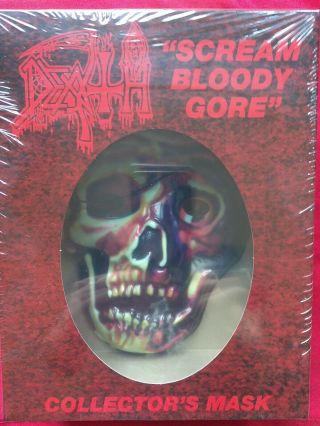 Death Scream Bloody Gore Halloween Mask Official Nib Metal Death