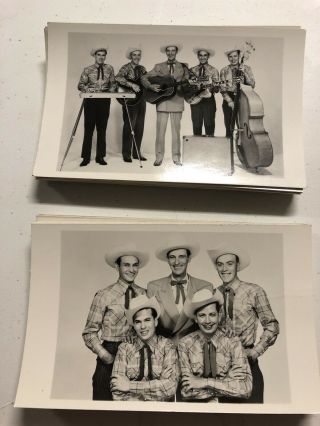 Vintage Ernest Tubb Postcards Late 50’s.  25 Of Each And These Are
