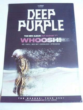 Deep Purple Whoosh Promotional Poster