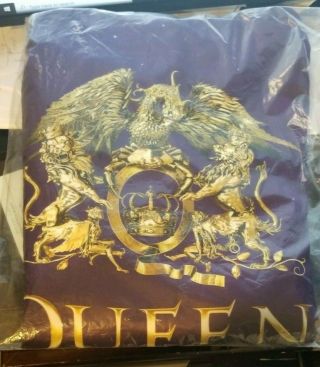 Queen Adam Lambert 2019 Rhapsody Tour Hooded Robe With Hood Dark Purple