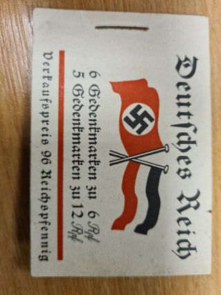Germany 1933 Opening Of Reichstag Booklet Complete C59
