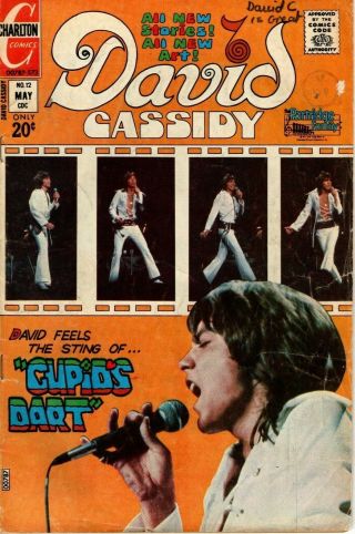 David Cassidy Comic No.  12 May 1973