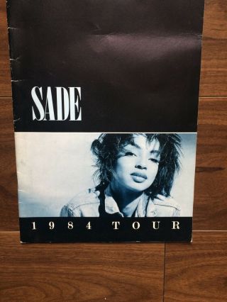 Sade Diamond Life Tour Programme 1984