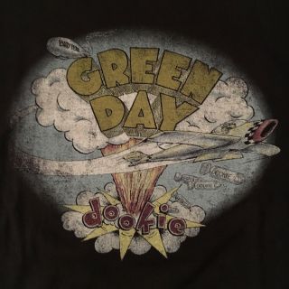 Black Green Day Brand T Shirt - - Dookie Album Cover - - Licensed 2018 - - Nwt - - (l)
