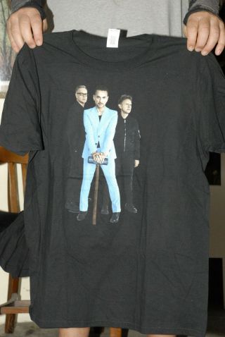 Depeche Mode Spirit Tour T Shirt Large Dave Gahan Goth Hall Of Fame Lrg