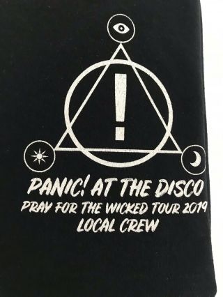 Panic At The Disco Branden Urie Crew T Shirt Xl Pray For The Wicked Tour