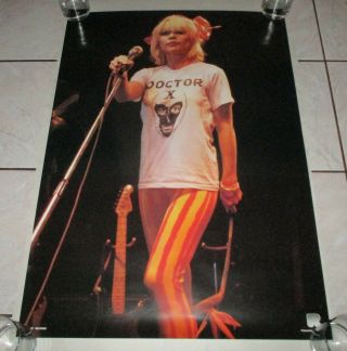 Blondie 1979 Holland Poster Near 24 " X 33 " Doctor X Debbie Harry