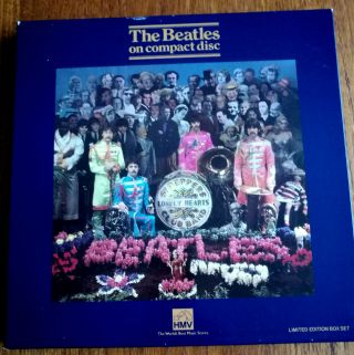 Beatles Hmv Cd Box Set - Sgt Peppers Lonely Hearts Club Band - Bea Cd25/3