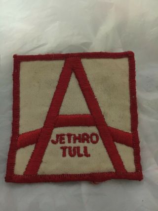 Jethro Tull 1980 A U.  S.  Tour Vintage Concert Patch