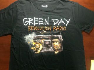 Green Day Revolution Radio 2017 South America Tour Mens Medium Official T Shirt