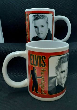 Elvis Presley Signature Product Elvis The Coffee Tea Mug Red And Black