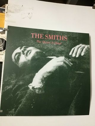 The Smiths - “the Queen Is Dead” Promo Poster 18 " X 18 " Heavy Stock