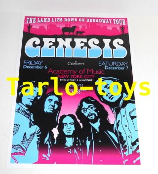 Genesis - York,  Us - 6 December 1974 - Concert Poster